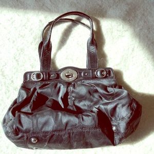 Signature Satin Lurex #13916 Hobo Satchel